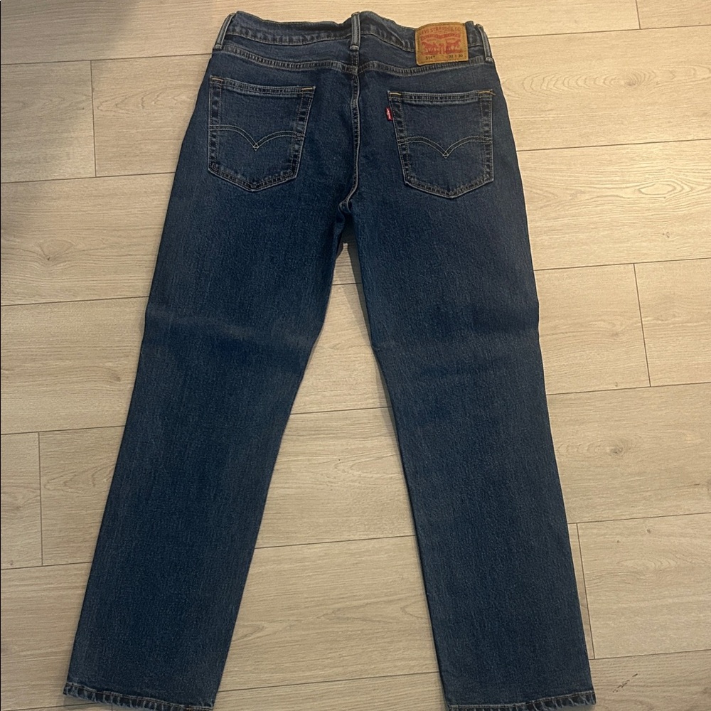 Levi's Men's Dark Blue Straight Jeans